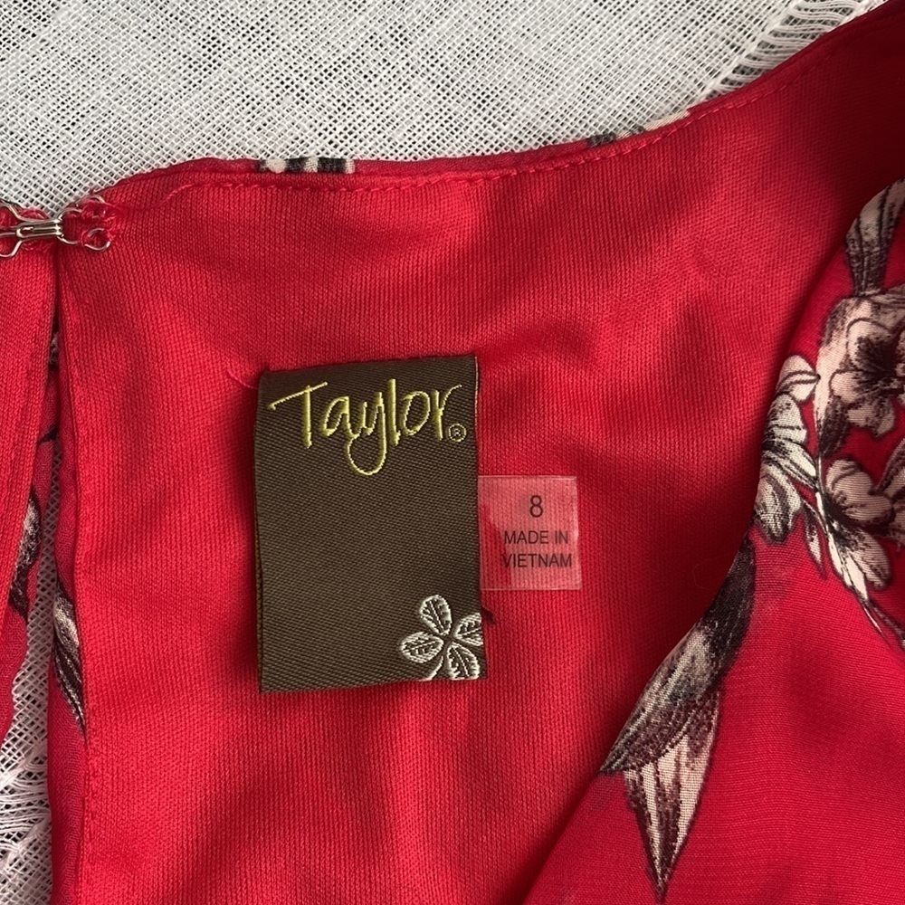 Taylor NWT Hot Pink Maxi Dress, size 8. - Picture 11 of 17